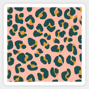 Leopard print pattern Sticker